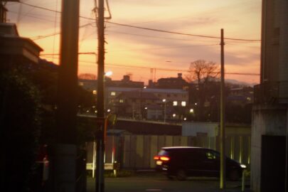 Eeiss Jena Pancooor 50mm f1.8 で撮影した夕焼け