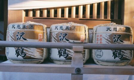 酒樽の黄金色の写真