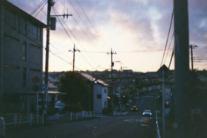 夕暮れの街の写真