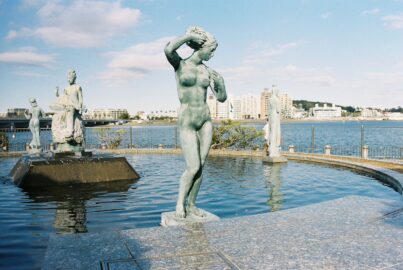 江ノ島公園の噴水